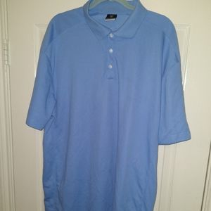 Nike Golf Fit Dry Blue Short Sleeve Polo Shirt Men's sz XXL .